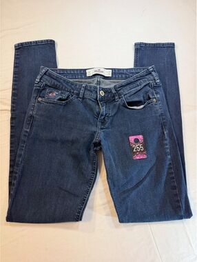 Hollister Women's Dark Blue Skinny Jeans Size 27x31